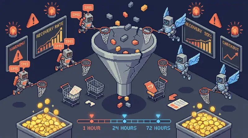 Retargeting via SMS and Email for Abandoned Affiliate Funnels